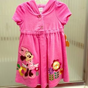 Disney Minnie mouse bathrobe dress